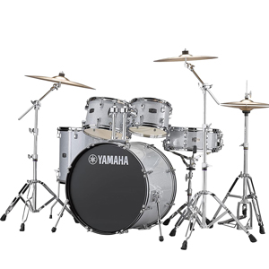 Yamaha Rydeen Drum Kit with Paiste Cymbals - Silver